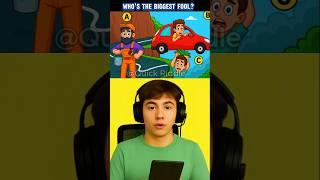 Who’s the Biggest Fool ? 🩸 Think Fast. #logicpuzzles #brainteasers #riddle #viralshorts #quiz