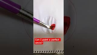 Can I paint a perfect circle? #craft #drawing #art #painting #tiktok #shorts #short #trending