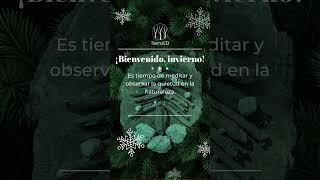 ¡Bienvenido invierno! Es tiempo de descansa y #meditar  #invierno #tierraed #meditartransforma