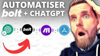 J'ai automatisé Bolt et ChatGPT pour créer des Apps — FOU !