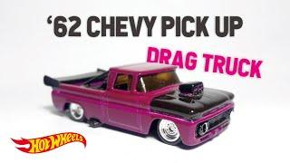 '62 Chevy Pick Up Restoration to Drag Truck Custom Diecast