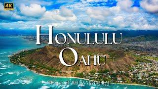 I Made Flying Over Honolulu in Oahu, Hawaii Using Google Earth Studio with Chill Music #hawaii #oahu