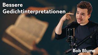 Bessere Gedichtinterpretationen schreiben