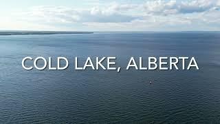 Cold Lake, Alberta - By The Marina - 4k Drone Footage