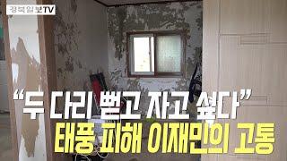 [영상] 태풍 휩쓸고 간지 보름, 포항시 대송면 여전히 열악한 생활