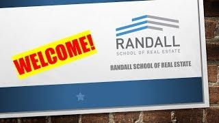 Welcome to Randall School of Real Estate