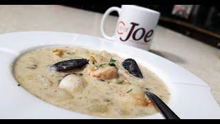 SEAFOOD CHOWDER | Joel | Richard Thompson | Cup of Joe Caribbean