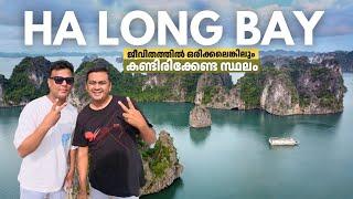 EP 107 വിയറ്റ്നാമിലെ ഹൗസ്‌ ബോട്ടുകൾ | Luxury Cruise Ship in Halong Bay, Vietnam