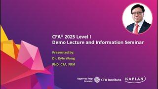 CFA 2025 Level I - Fixed Income - Dr. Kyle Wong, PhD, CFA, FRM