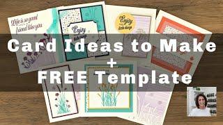 Card Ideas You'll Love + FREE Template with One Sheet Wonder Idea