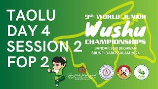 9th World Junior Wushu Championships Day 4 - FOP2 Taolu Afternoon Session