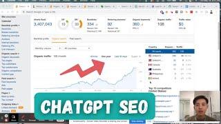 ChatGPT SEO Strategy: How I Increased SEO Traffic by 445% With ChatGPT