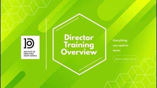 Director Training Overview - Everything you need to know.