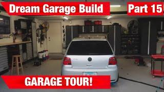 GARAGE MAKEOVER IS COMPLETE! CHECK IT OUT! SHOP TOUR! SONIC TOOLS! MY $40,000 DREAM GARAGE Pt. 15