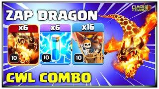 Over Strongest? Th15 Super Dragon Attack With Zap Spell | Clash of Clans