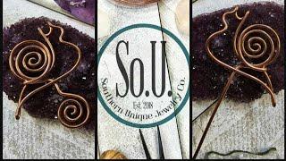 LLVE! How to Wire Wrap: Snail Plant Marker/Bookmark