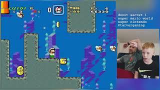 Donut Secret 1 || Super Mario World || Super Nintendo || Tarver Gaming