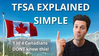 TFSA Explained SIMPLE | 1 in 4 Canadians DONT KNOW THIS