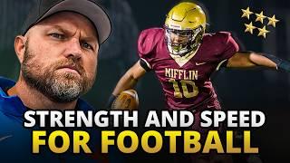 How To Get STRONG and FAST For Football