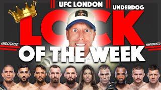 Jacob's LOCK OF THE WEEK for UFC London | LOTW | We Want Picks #UFCLondon