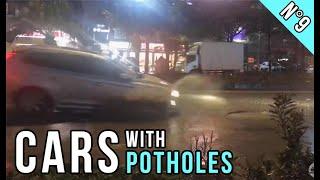 Cars Hitting MASSIVE Potholes (#9)