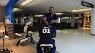 How to do a Chair Massage, Step by Step Tutorial  Working at The Airport.