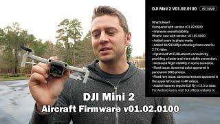 New Frame Rates and Zoom/Compass Options! Dji Mini 2 Firmware v01.02.0100