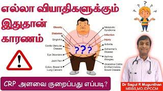 CRP அளவை குறைப்பது எப்படி? | உணவுகள் | Inflammation | Anti inflammatory foods TAMIL