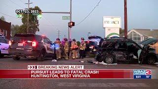 Pursuit leads to fatal crash in Huntington