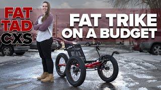 PHAT WHEELS ON A BUDGET! The SunSeeker Fat Tad CXS - A Utah Trikes Favorite!