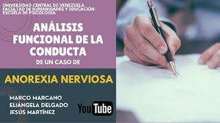 Análisis Funcional de la conducta de alimentación restrictiva - Psicología Clínica de Adultos, UCV