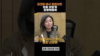 민주당은 김건희 여사가 없었으면 당을 어떻게 운영했을까 [정면승부] #shorts