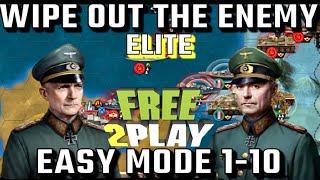 WIPE OUT THE ENEMY - ELITE LEVELS 1-10 FREE TO PLAY : World Conquerer 4