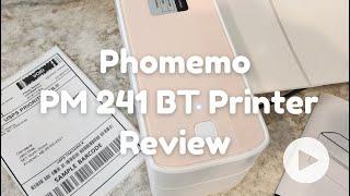 Phomemo PM 241 BT Bluetooth Thermal Printer Demo Review - Watch Before You Buy!