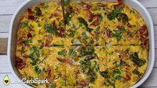 Keto Breakfast Casserole - Easy Low Carb Breakfast Recipe