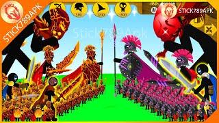 WRATHNAR, XIPHOS, LAVA GRIFFON VS CYBERUNKS BOSS, FINAL BOSS | Stick War Legacy Mod | Stick789Apk