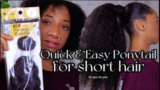 Quick and Easy Ponytail for Short Hair – Step by Step!