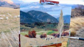How to Paint Light in a Plein Air Landscape Painting