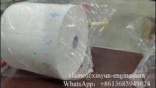 Full automatic maxi roll kitchen towel making machine