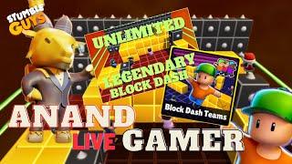 Eu Server Stumble Guys Live Unlimited Legendary Block Dash #stumbleguyslive #stumbleguys