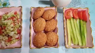 طرز تهیه ساندویچ فلافل تازه و خوشمزه  |   How to make a yummy Falafel