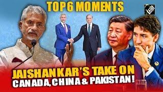 Top 6 | Canada’s Double Standards to India-China Diplomacy | EAM Jaishankar’s must-watch key remarks