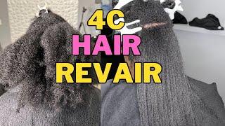 How to RevAir on 4c Hair - Plus 6 Month Sew In BACKFIRES  Highly Requested!!