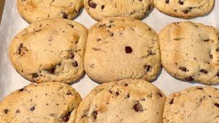 Home baked chocolate chip cookies