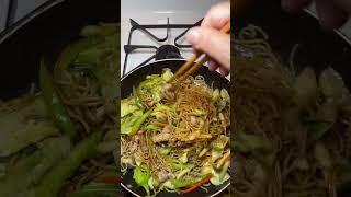 Stir Fried Noodle With Tasty Mustard Mayonnaise #shorts