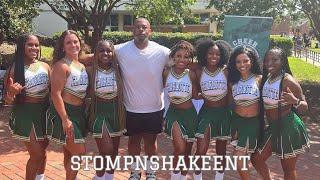 UNC CHARLOTTE CHEERLEADERS PUT ON A GREAT SHOW!