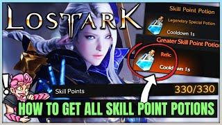 How to Get More Skill Points in Lost Ark - Fast & Easy Skill Point Potion Farm + Locations Guide!