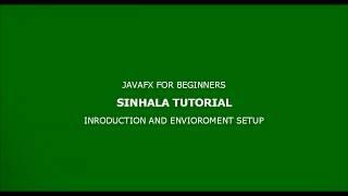 javafx tutorial sinhala-introduction