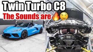 Twin Turbo C8 Corvette sounds amazing!