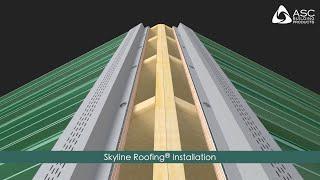 How to install metal roofing Skyline Metal Roofing Installation Video by ASC Building Products